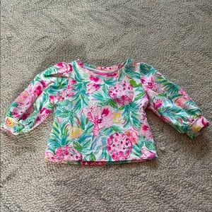 Lilly Pulitzer Girls Floral Shirt